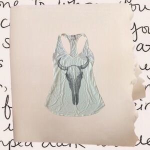 haute hippie wild west racerback Tank